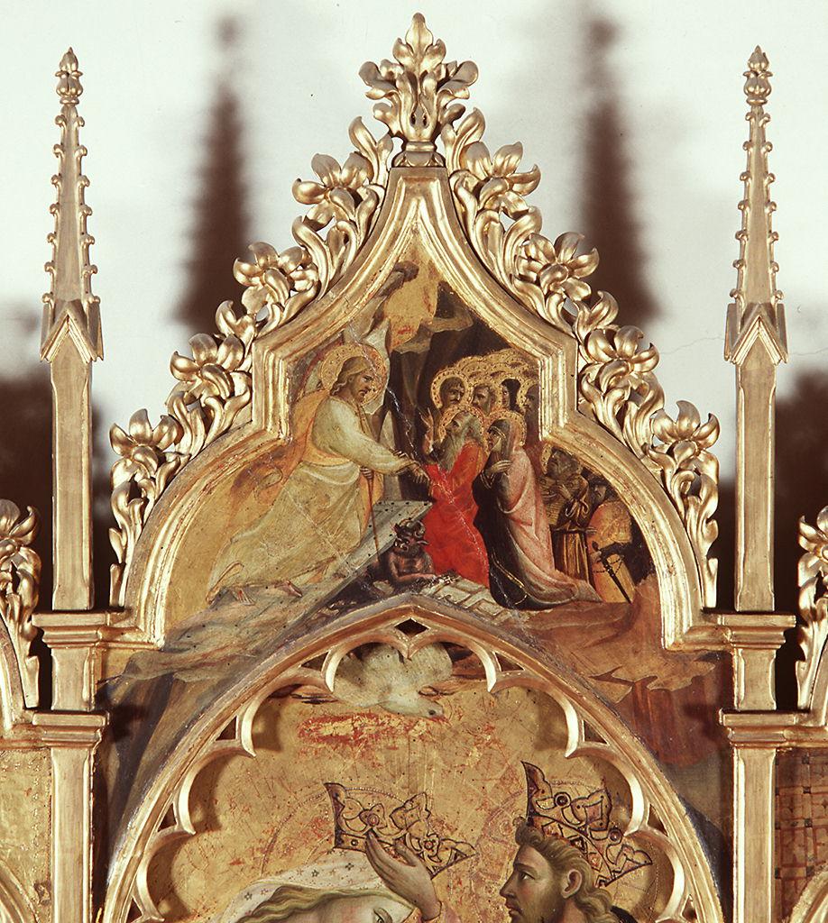 discesa di Cristo al limbo (cuspide) di Giovanni dal Ponte (sec. XV)