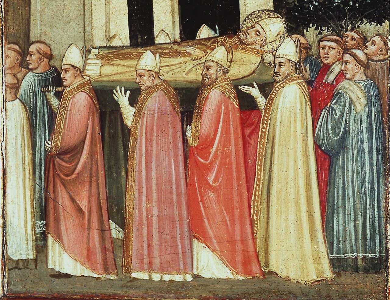 funerali di San Zanobi (scomparto di predella) di Lippo d'Andrea (sec. XV)