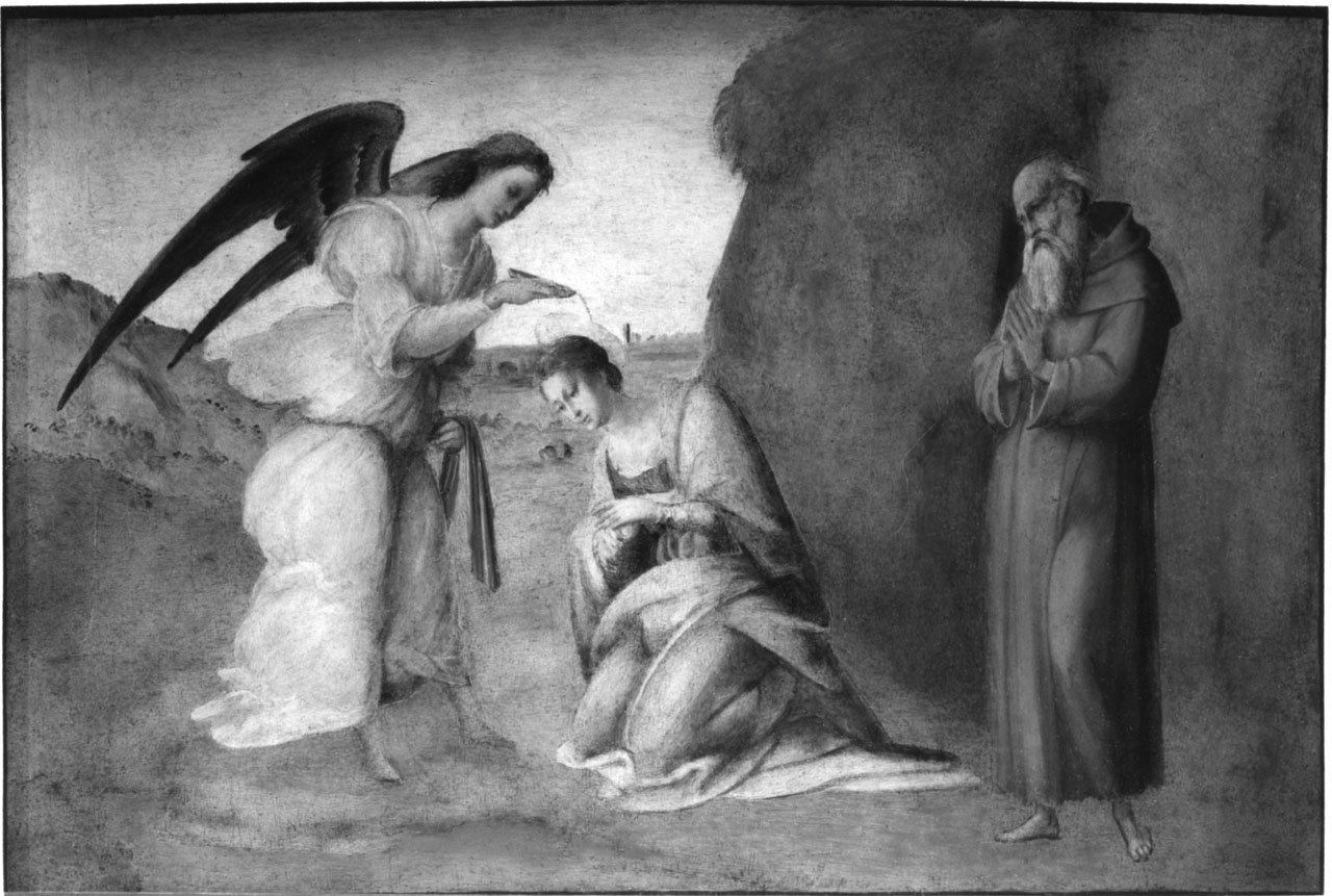 battesimo di Santa Apollonia (dipinto, elemento d'insieme) di Granacci Francesco (sec. XVI)