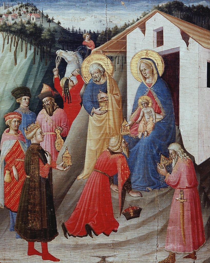 adorazione dei Re Magi (dipinto) di Mariotto di Cristofano (sec. XV)