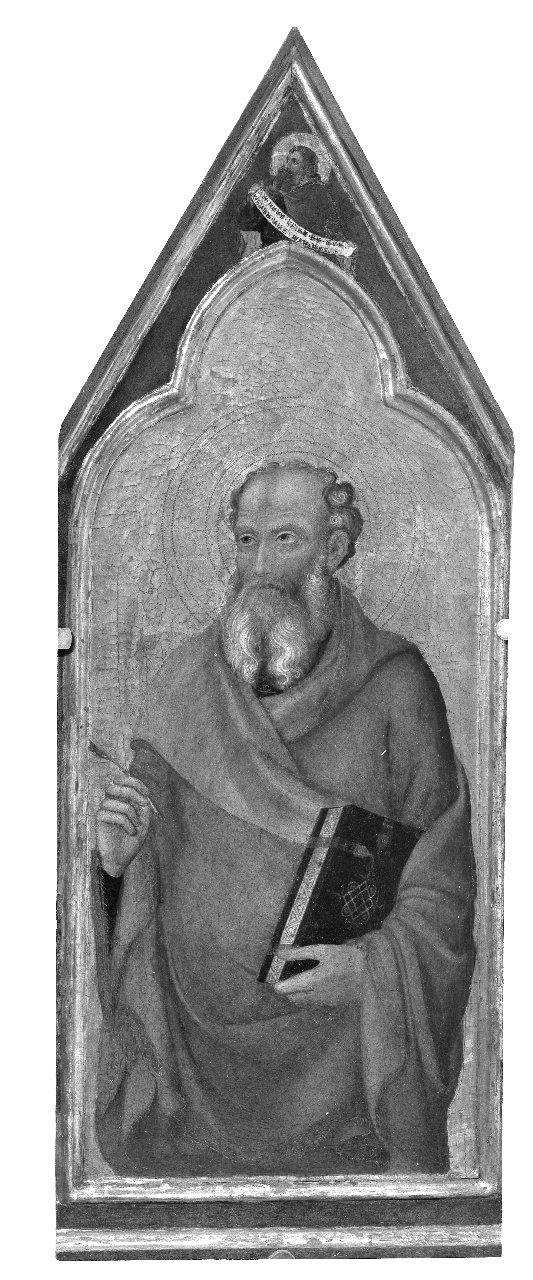 San Giovanni Evangelista (scomparto di polittico, elemento d'insieme) di Landini Jacopo detto Jacopo del Casentino (sec. XIV)
