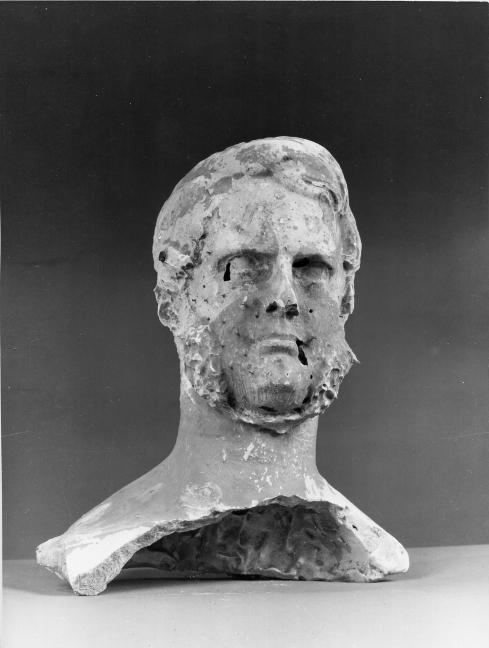 busto ritratto di Leopoldo II di Lorena granduca di Toscana (modello per scultura) di Bartolini Lorenzo (sec. XIX)