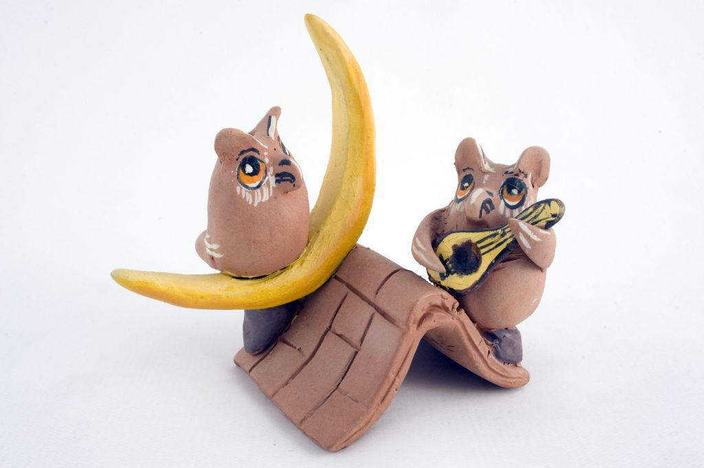 Serenata al chiaro di luna, Uccellini (fischietto, a fessura interna, strumenti musicali) di Vicari Giovanni - laboratorio (1998)