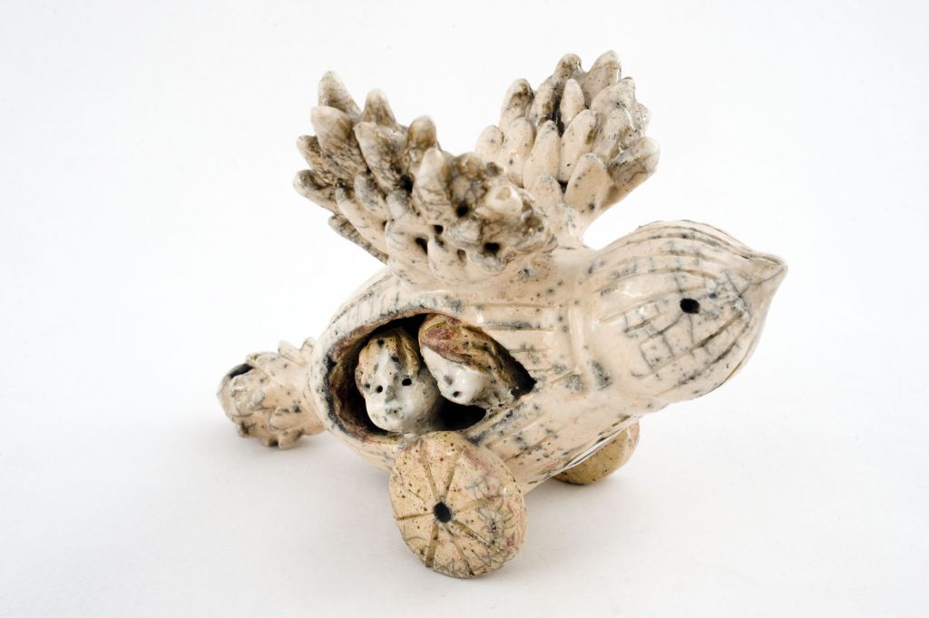 uccello con bambini (fischietto, a fessura interna, strumenti musicali) - produzione italiana (1989 post - 2015 ante)