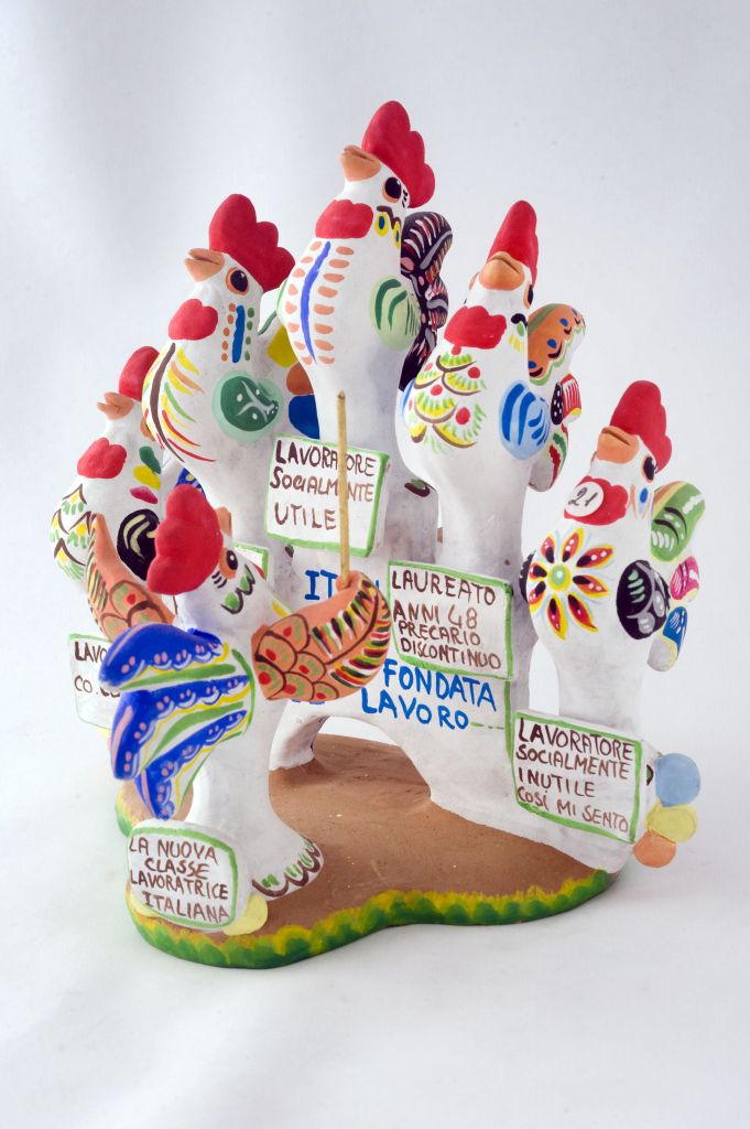 La nuova classe lavoratrice italiana, Galli (fischietto, a fessura interna, strumenti musicali) di Lasorella Filippo (figulo) - laboratorio (2007)