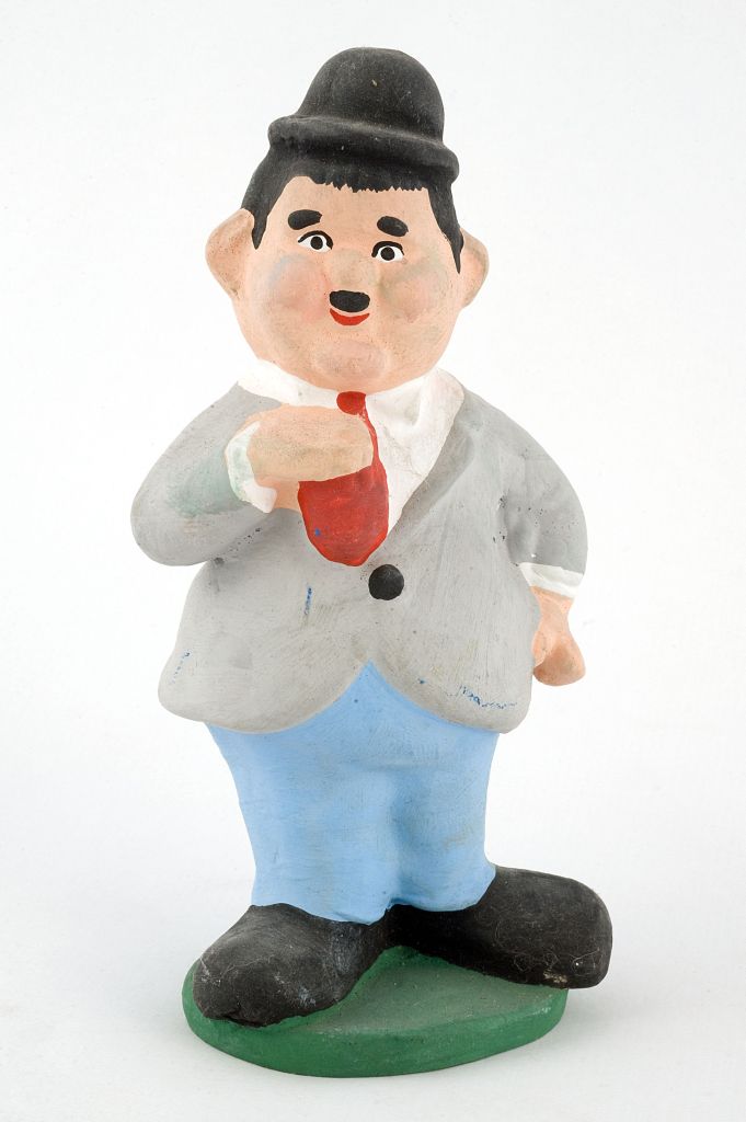 Olio, figura maschile (fischietto, a fessura interna, strumenti musicali) di Maggiorano Michele - laboratorio (1988)