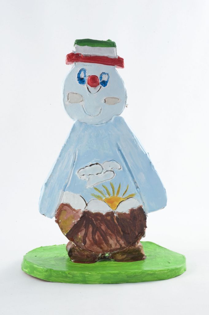 Pupazzo di neve… tra… Monti invernali, pupazzo di neve (fischietto, a fessura interna, strumenti musicali) di Petruzzi, De Duro F, De Duro M, Gassi R - scuola, scuola, scuola, scuola (2012, 2012, 2012, 2012)