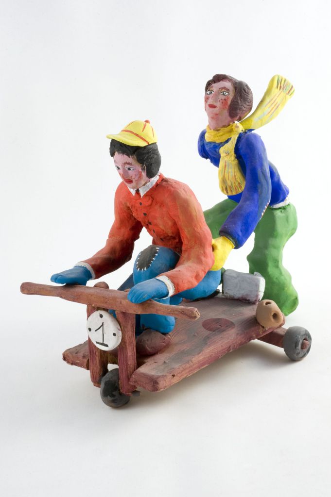 U pattein, bambini su pattino (fischietto, a fessura interna, strumenti musicali) - laboratorio (2004)