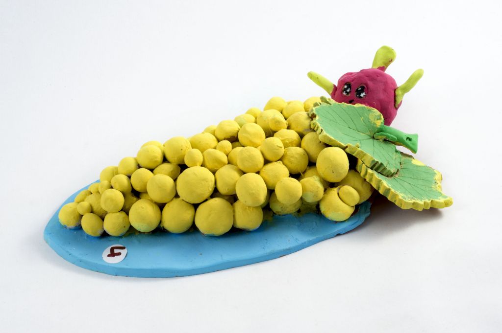 L'oro energetico, grappolo di uva (fischietto, a fessura interna, strumenti musicali) di Gassi Rosa - scuola (2014)