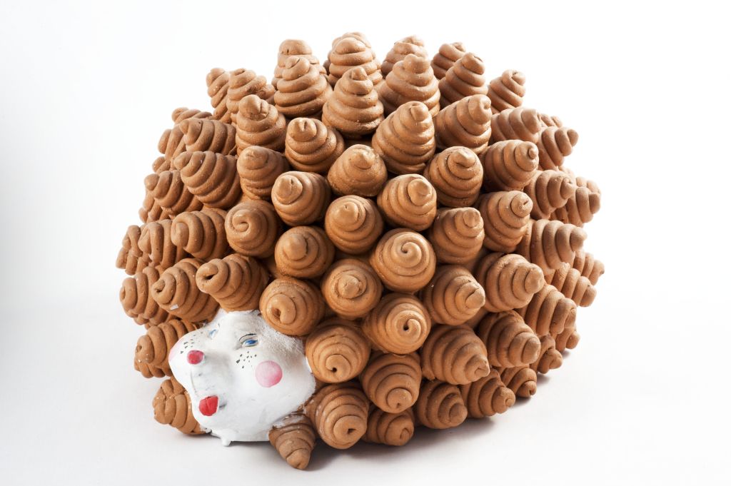 Riccio, riccio (fischietto, a fessura interna, strumenti musicali) di Zini Emanuela - laboratorio (1999)