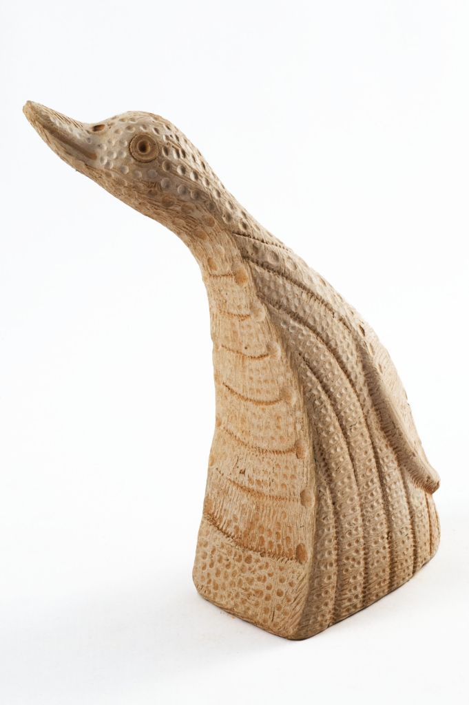 Anatra, anatra stilizzata (fischietto, a fessura interna, strumenti musicali) di Francia Donato (ceramista) - laboratorio (2011)