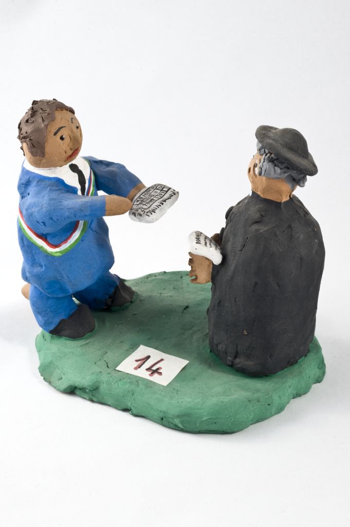 due figure su base sagomata (fischietto, a fessura interna, strumenti musicali) - scuola (1989 post - 2015)