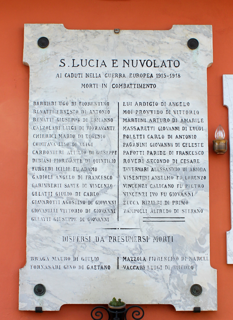 lapide commemorativa ai caduti, pendant - ambito italiano (sec. XX, sec. XX)