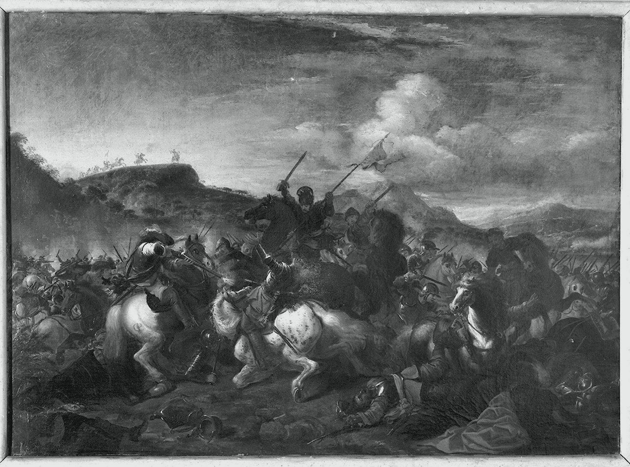 battaglia (dipinto) di Pinacci Giuseppe (ultimo quarto sec. XVII)