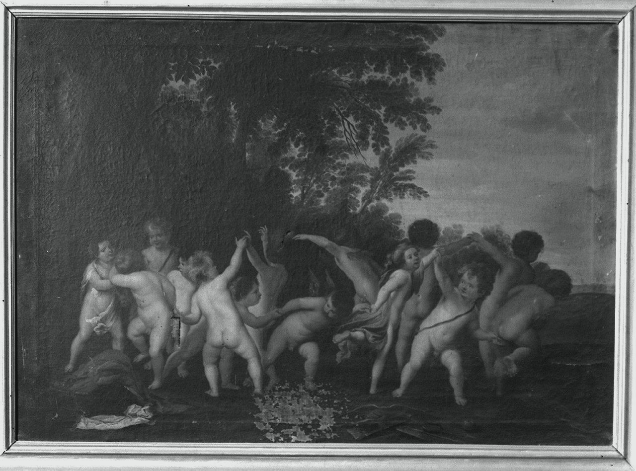 danza di putti (dipinto) - ambito fiammingo (seconda metà sec. XVII)