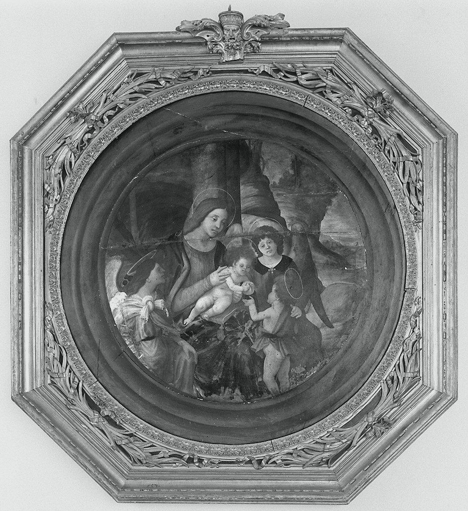 Madonna con Bambino e San Giovannino (dipinto) - ambito fiorentino (ultimo quarto sec. XV)