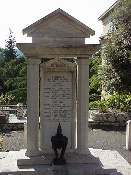 soggetto assente (monumento ai caduti - a edicola) - ambito toscano (prima metà sec. XX)