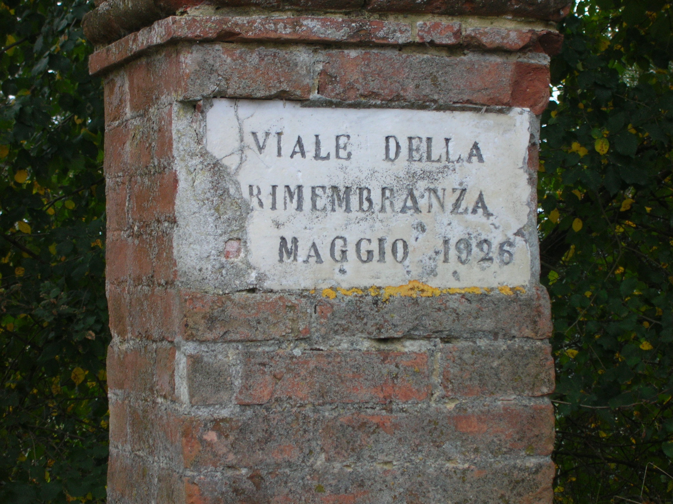 cippo a caduti della prima guerra mondiale (cippo, opera isolata) - Ambito toscano (sec. XX)