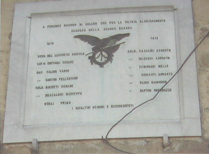 allegoria della Vittoria come aquila (lapide commemorativa ai caduti) - ambito toscano (prima metà sec. XX)