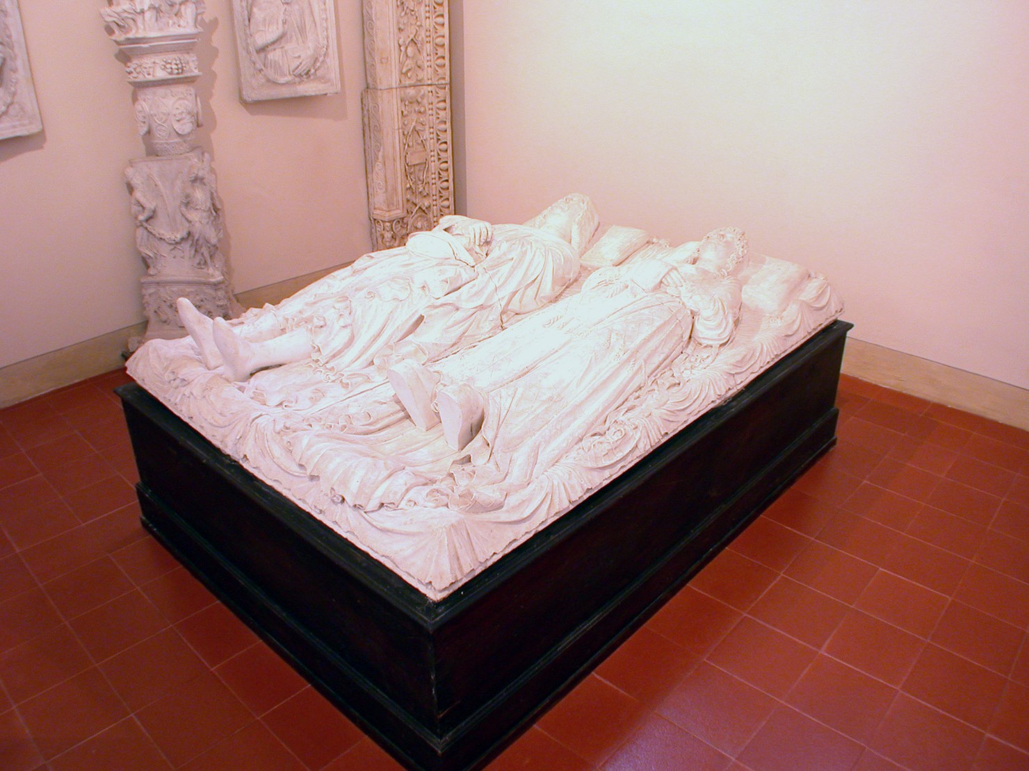 Monumento funebre di Ludovico il Moro e Beatrice d'Este (calco di scultura, opera isolata) di Pierotti Edoardo (attribuito) (seconda metà sec. XIX)