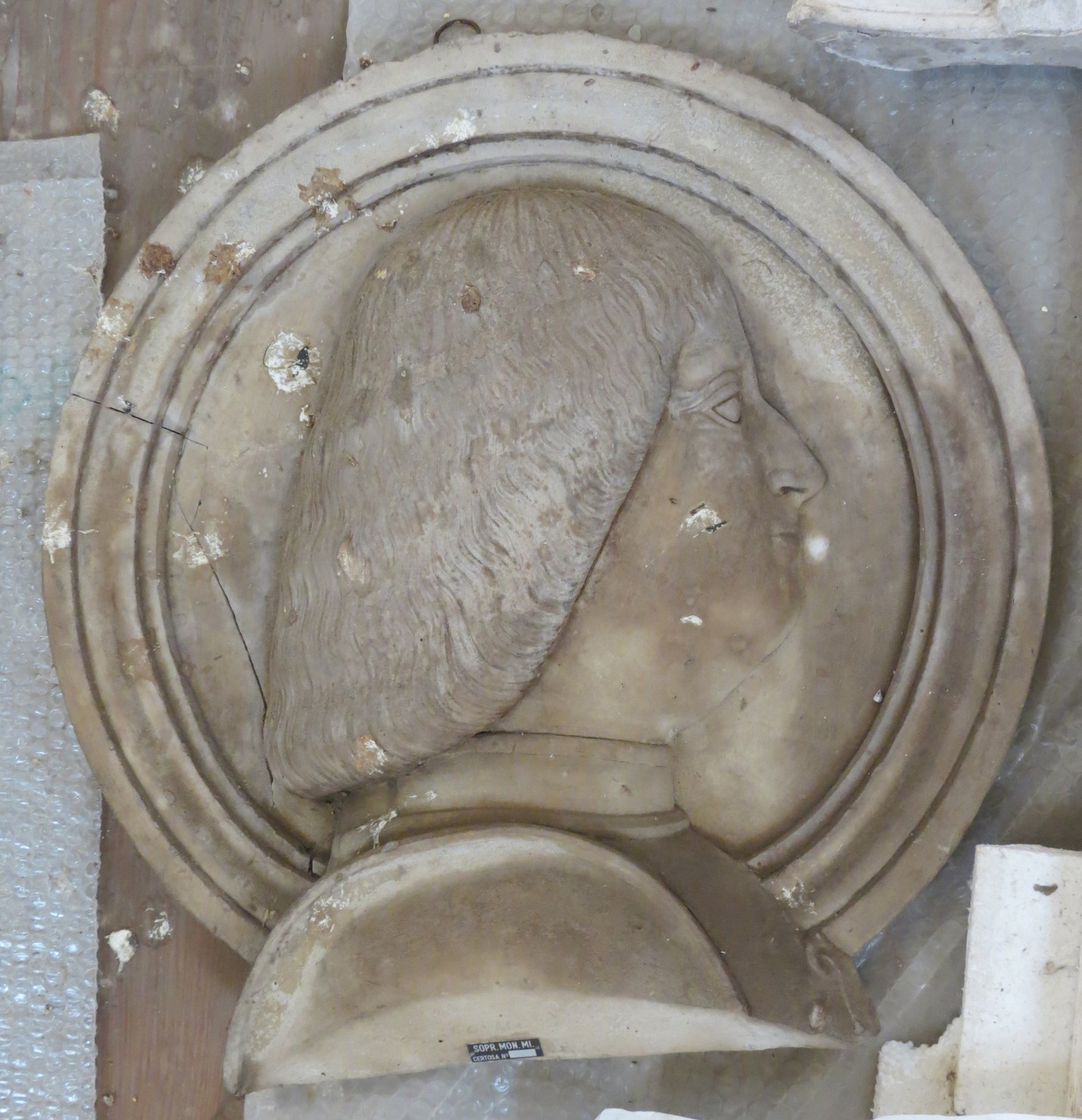 Ludovico Sforza detto il Moro (calco) di Pierotti Edoardo (sec. XIX)
