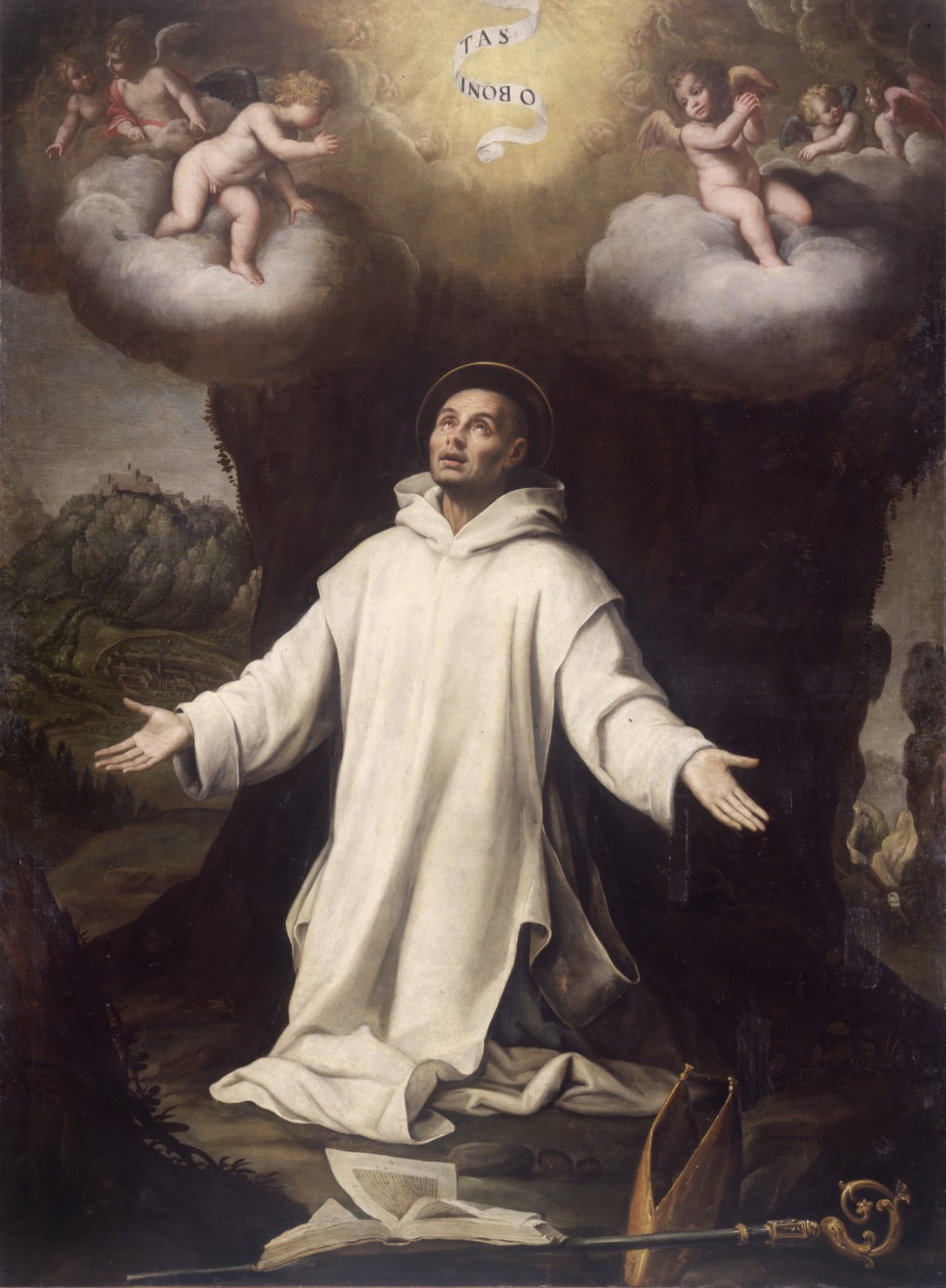 San Bruno in estasi (dipinto, opera isolata) di Vermiglio Giuseppe (attribuito) (prima metà sec. XVII)