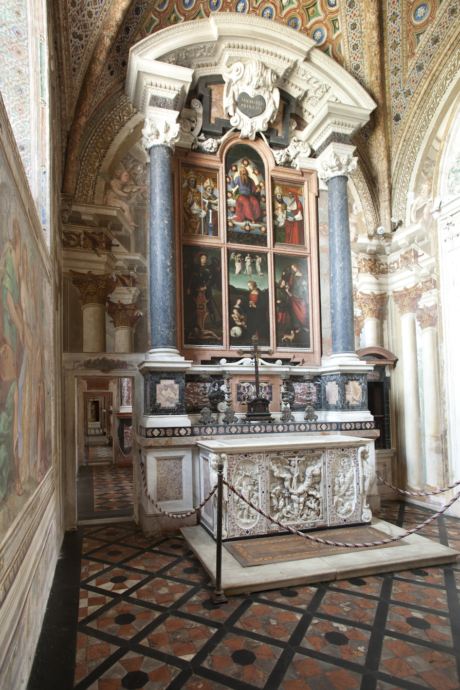 altare, complesso decorativo - bottega lombarda (metà sec. XVII)