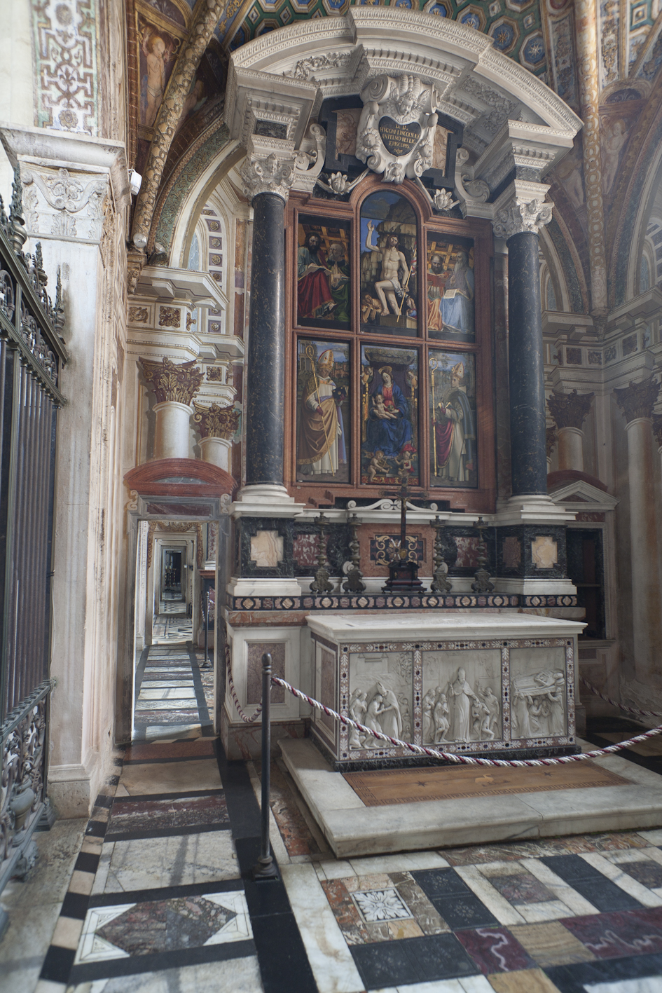 altare, complesso decorativo - ambito lombardo (sec. XVII)