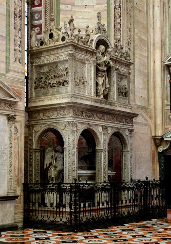 monumento funebre, insieme di Ganti Gian Cristoforo detto Gian Cristoforo Romano, Briosco Benedetto detto Benedetto Pavese, Bernardino da Novi (sec. XV, sec. XVI)