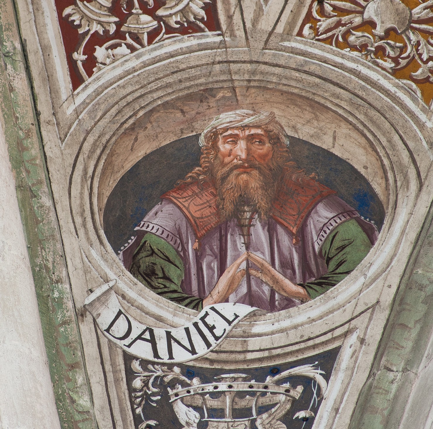 Daniele (dipinto murale, elemento d'insieme) di Bernardino di Stefano da Fossano detto Bergognone Bernardino (attribuito) (sec. XV)