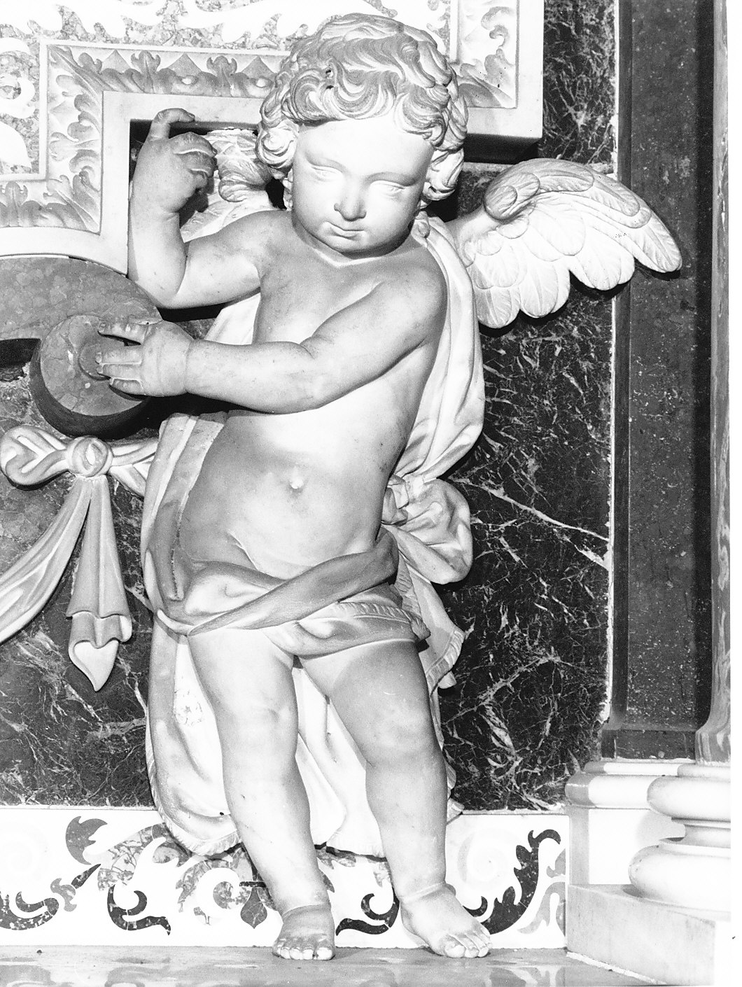 putti (scultura, coppia) di Maestri Giovanni Battista detto Volpino (sec. XVII)
