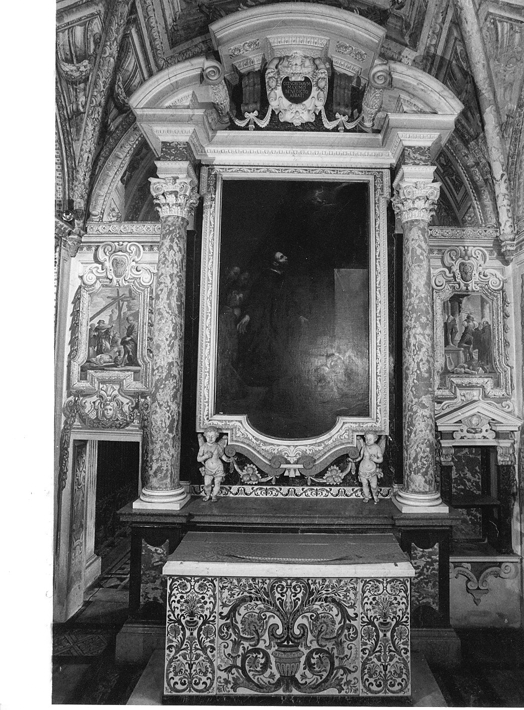 altare, complesso decorativo di Maestri Giovanni Battista detto Volpino (attribuito) - bottega lombarda (seconda metà sec. XVII)