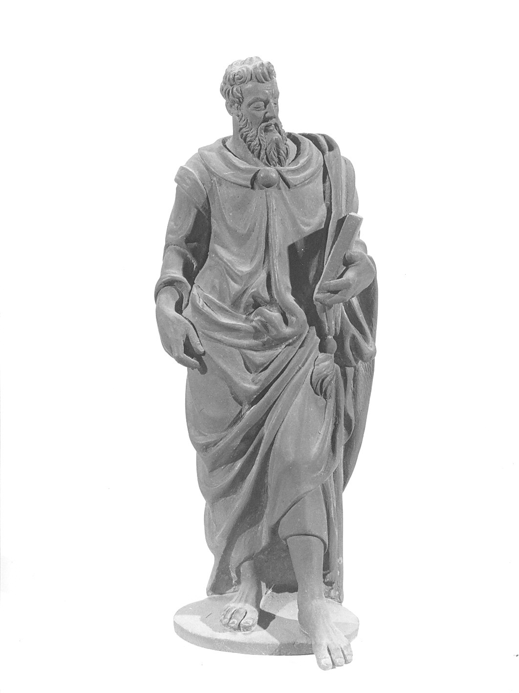 santo (statua, elemento d'insieme) di Marini Angelo (inizio sec. XVI, sec. XVII)