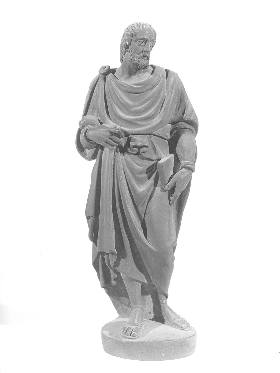 santo (statua, elemento d'insieme) di Marini Angelo (inizio sec. XVI, sec. XVII)