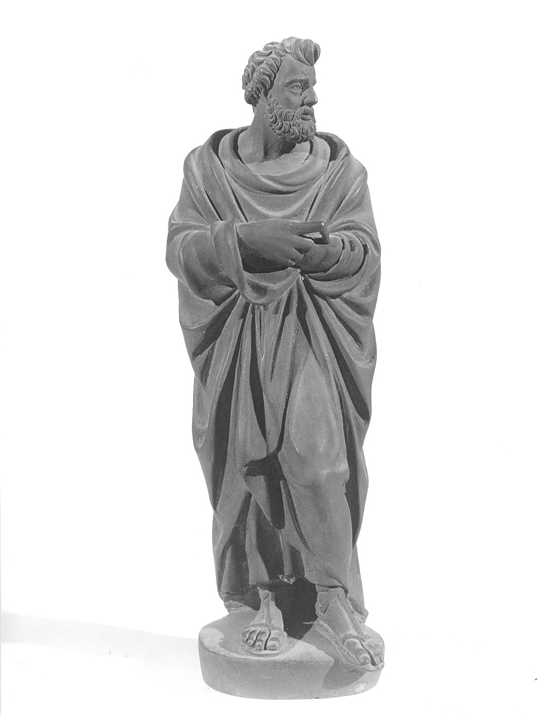 santo (statua, elemento d'insieme) di Marini Angelo (inizio sec. XVI, sec. XVII)