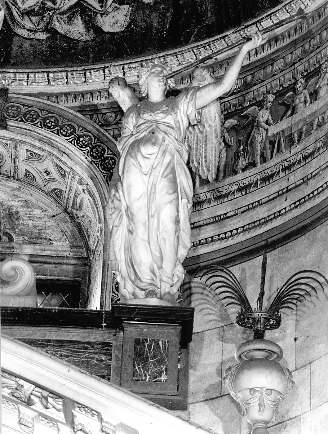 angelo musicante (statua, elemento d'insieme) di Orsolino Tommaso (attribuito) (prima metà sec. XVII)