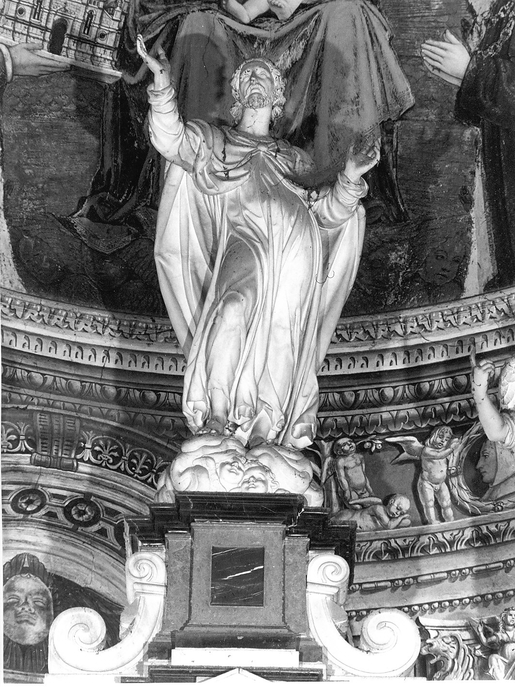 Cristo Salvatore (statua, elemento d'insieme) di Orsolino Tommaso (secondo quarto sec. XVII)
