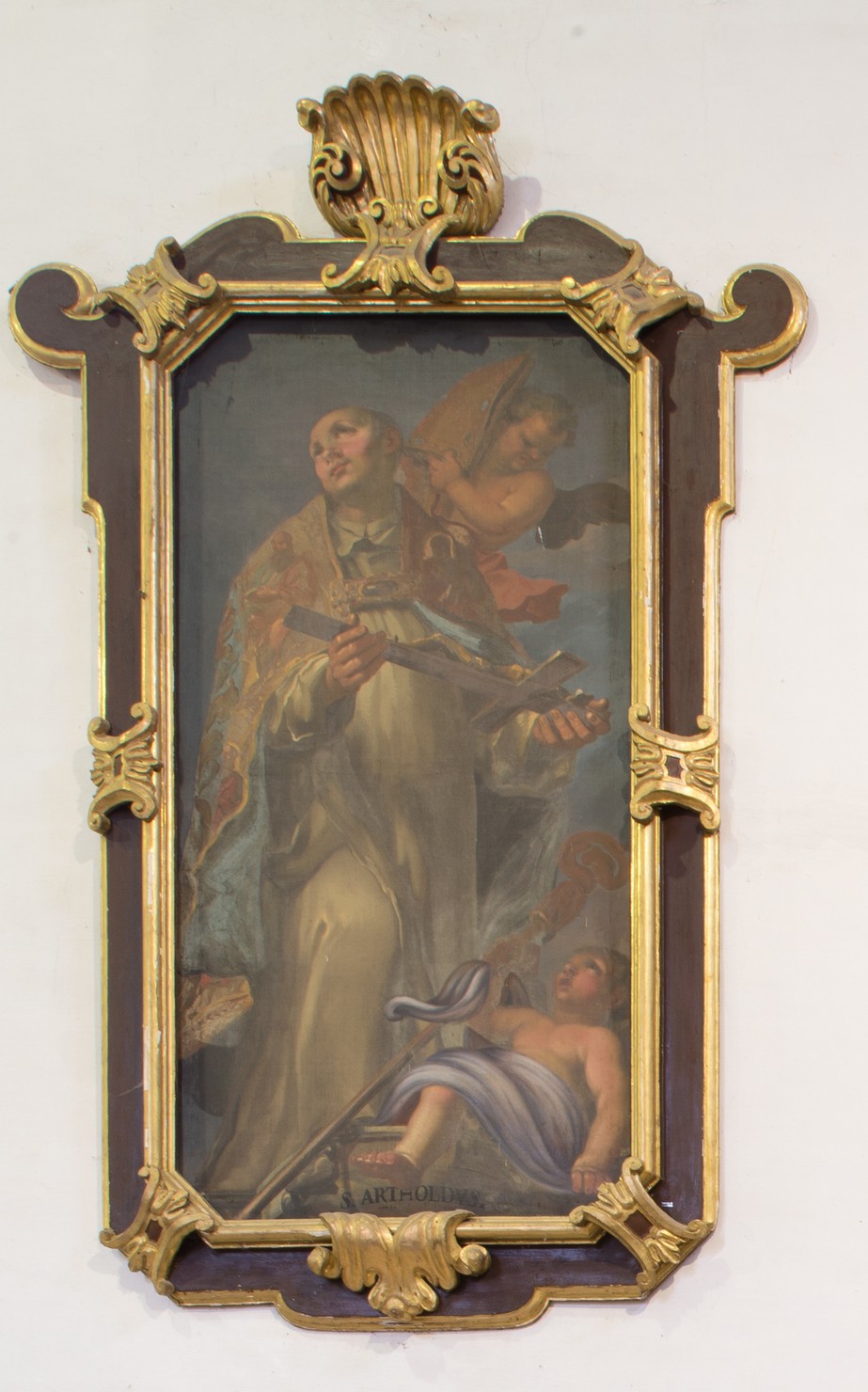 Sant'Artoldo (dipinto, opera isolata) di Panza Federico (attribuito) (fine sec. XVII)