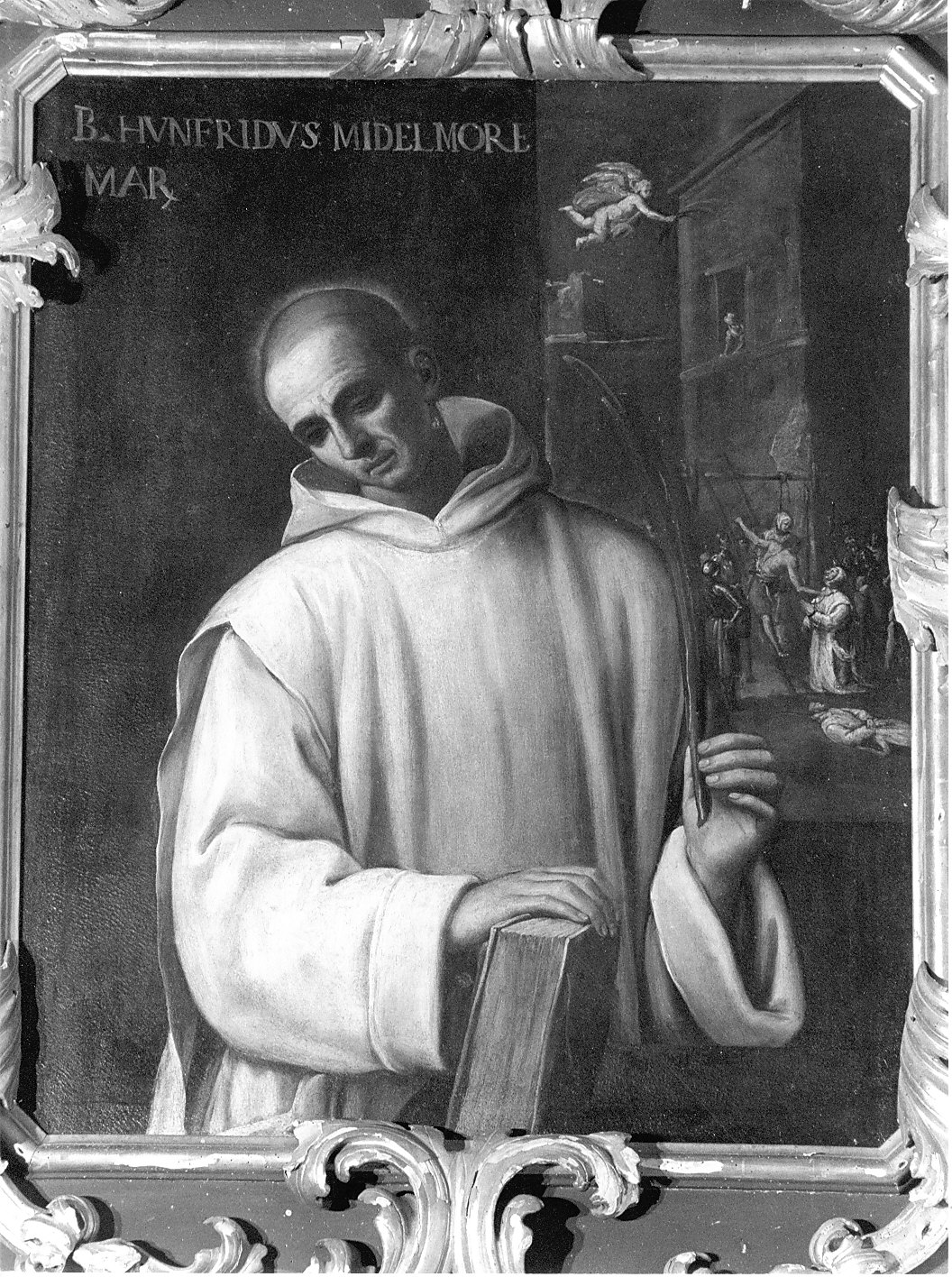 B. Unfrido Middlemore, martire certosino (dipinto, opera isolata) di Vermiglio Giuseppe (bottega) (metà sec. XVII)