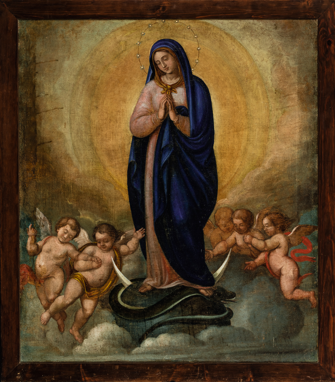 Immacolata concezione, Sacro Cuore di Gesu' (dipinto) - ambito laziale (seconda metà XVIII)
