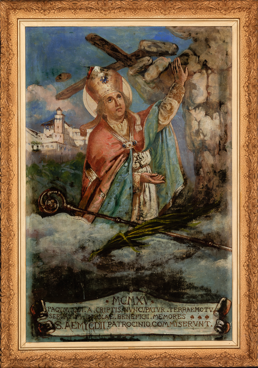 Sant'Emidio vescovo (dipinto) - ambito laziale (XX)