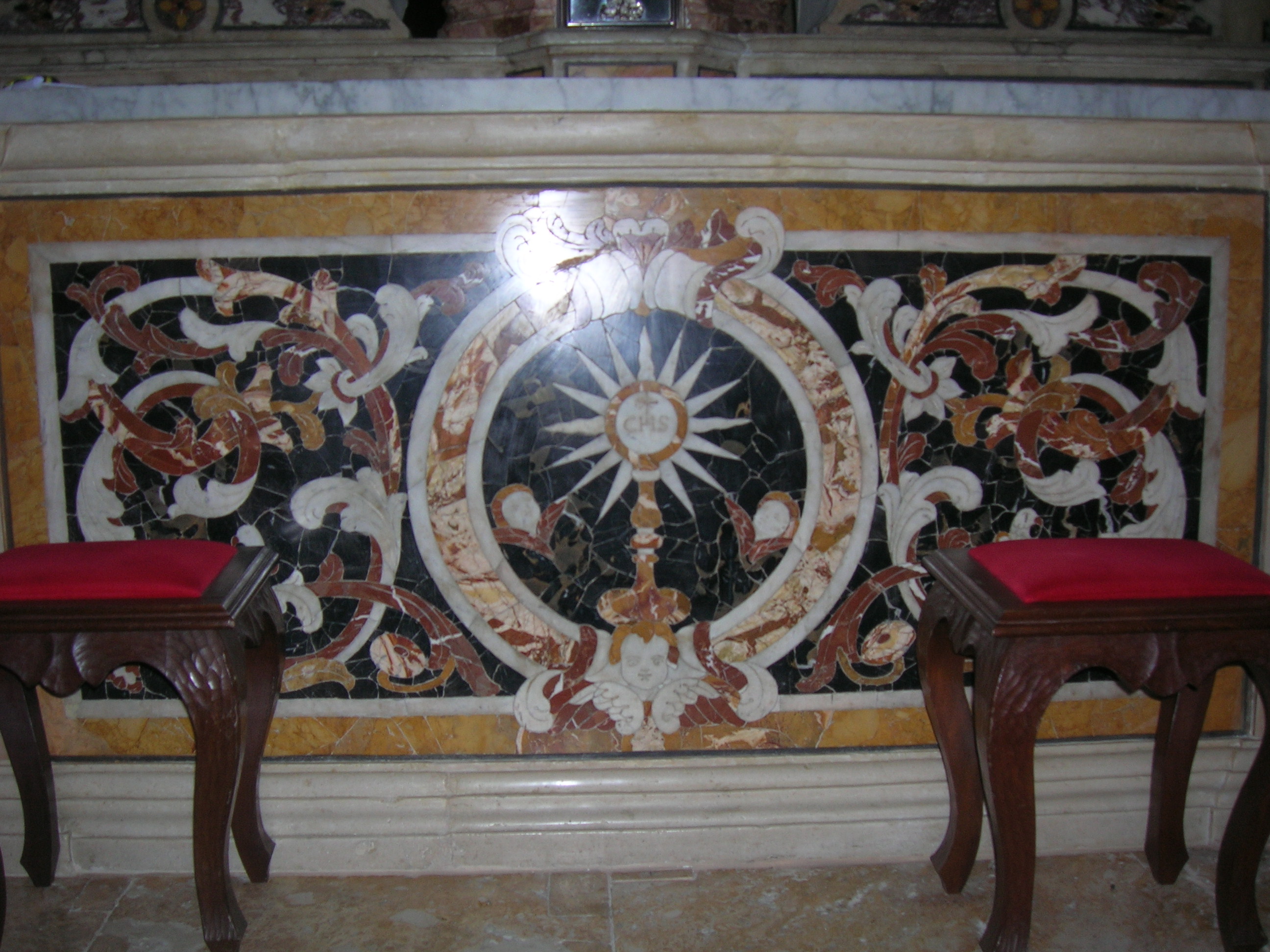 altare maggiore - ambito Italia centro-meridionale (XVIII)