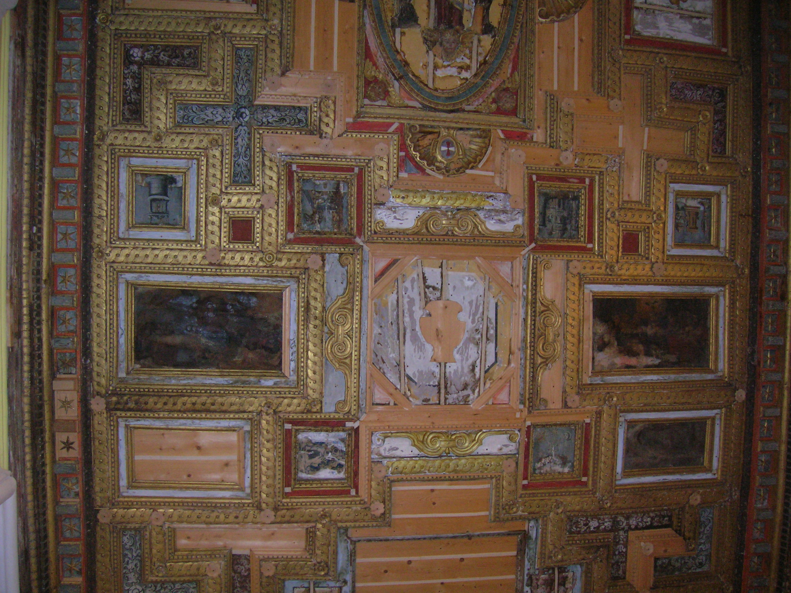 Madonna del Latte; episodi del Nuovo Testamento (soffitto a cassettoni) - ambito laziale (ultimo quarto, secondo quarto XVI, XVIII)
