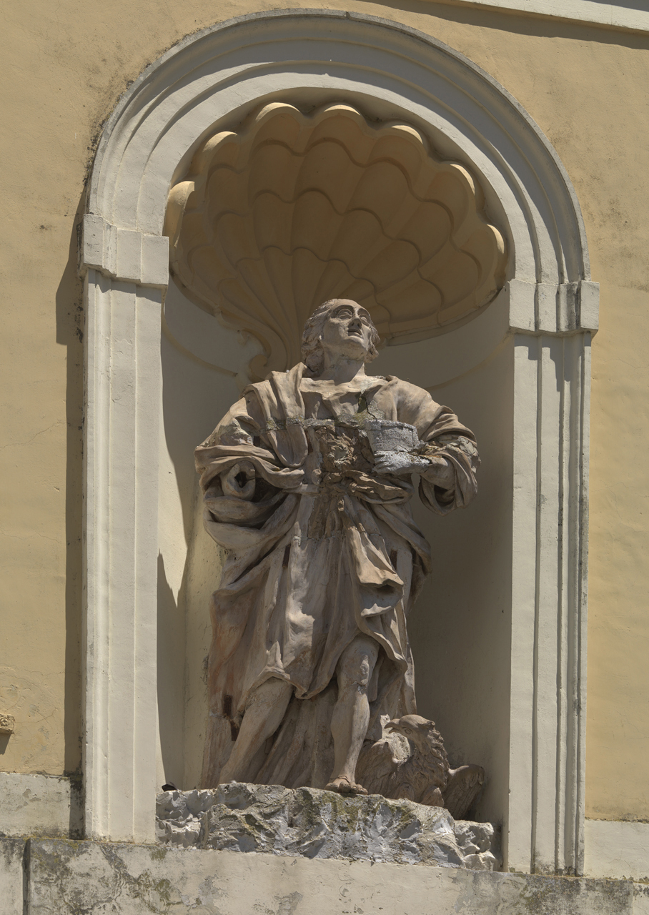 San Giovanni Evangelista; San Giovanni Battista (scultura) - ambito Italia centro-meridionale (XVIII)