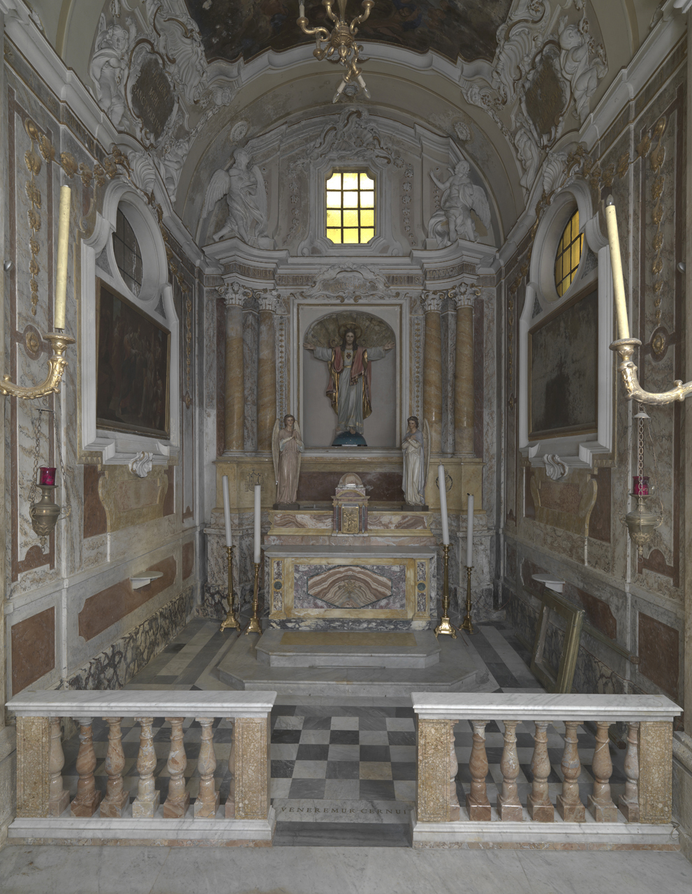mostra d'altare - ambito Italia centro-meridionale (XVIII)