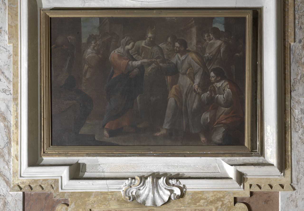 sposalizio di Maria Vergine (dipinto) - ambito Italia centro-meridionale (XVIII)