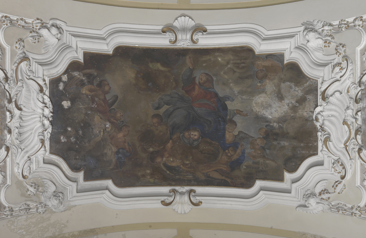 Madonna Assunta con angeli (dipinto) - ambito laziale (XVIII)