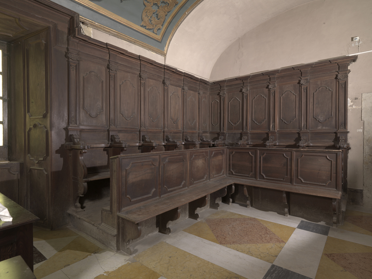 stallo del coro - ambito laziale (XVIII)