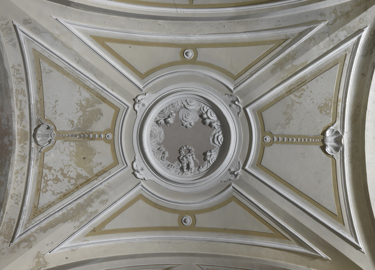 angioletti con ghirlande (decorazione plastica) - ambito Italia centro-meridionale (XVIII)