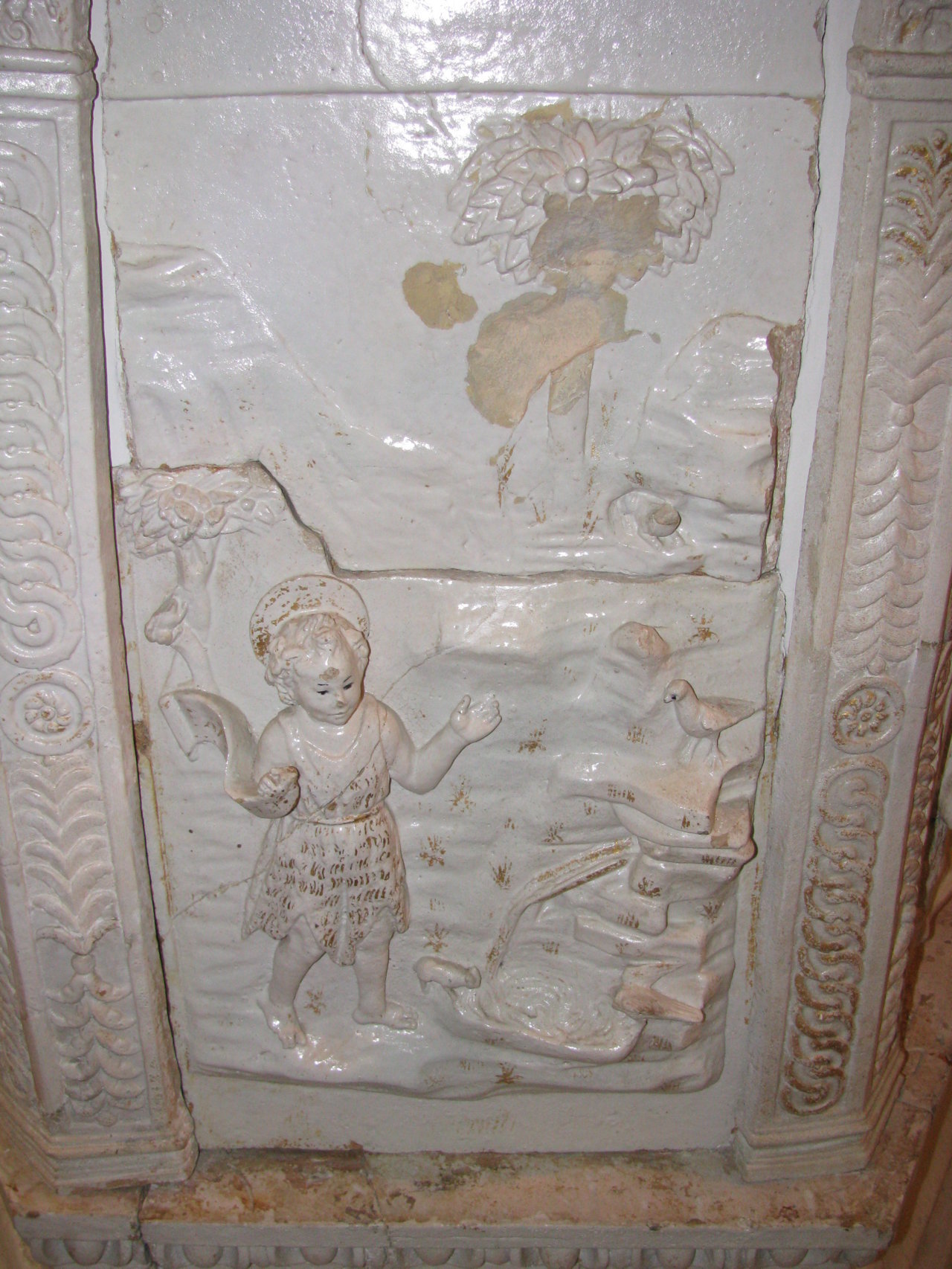 San Giovannino nel deserto (rilievo, elemento d'insieme) di Buglioni Benedetto (attribuito) (sec. XVI)